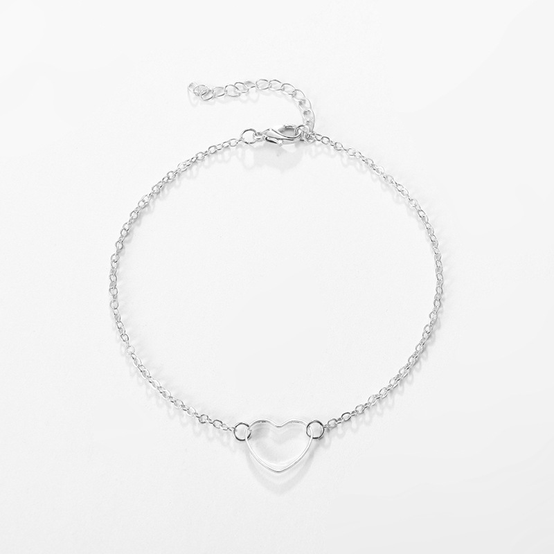 Business Occasion Simple Style Heart Shape Alloy Plating Women's Bracelets