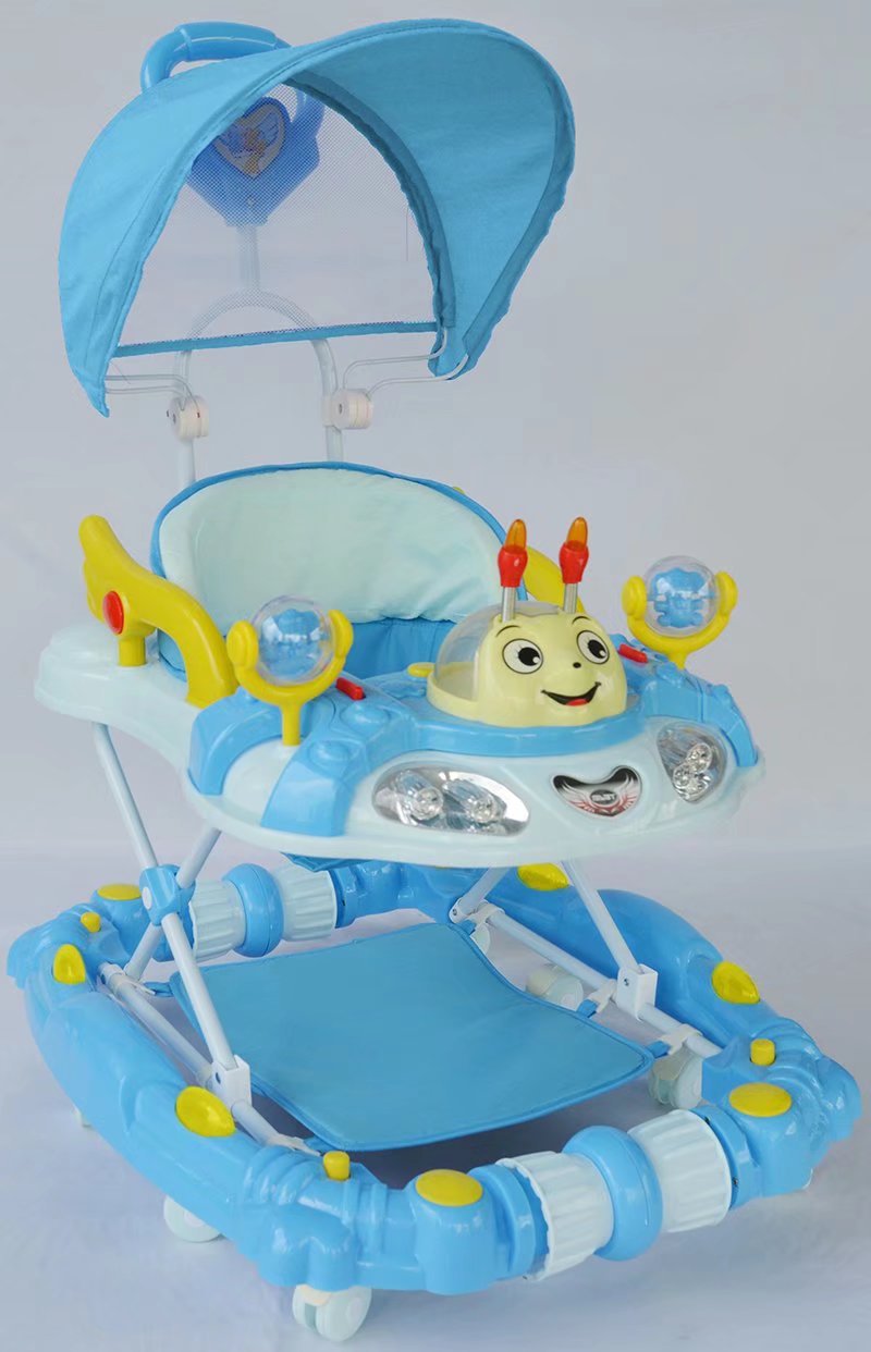Helian K721 bebé andador anti-o-pierna anti-Flip multifuncional niños y niñas bebé arranque coche mano empuje aprendizaje