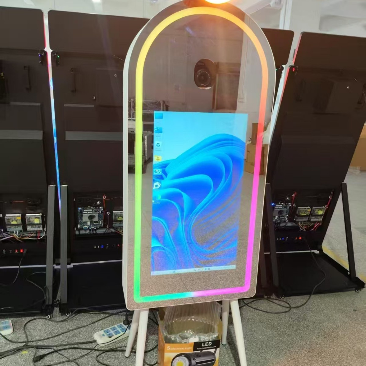 ipad photo booth跨境爆款便携式安装照相亭舞会派对婚礼自拍亭