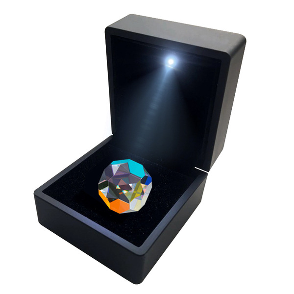 Sol receptor cristal de color combinado prisma cubo Sun catcher sol receptor de vidrio óptico suministro directo transfronterizo