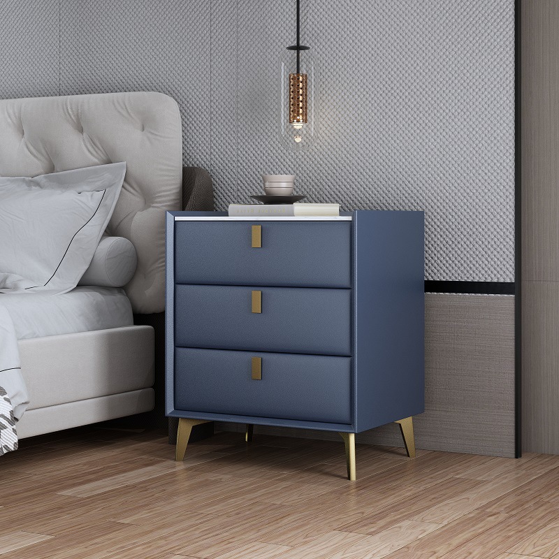 Madera maciza azul claro Oro
