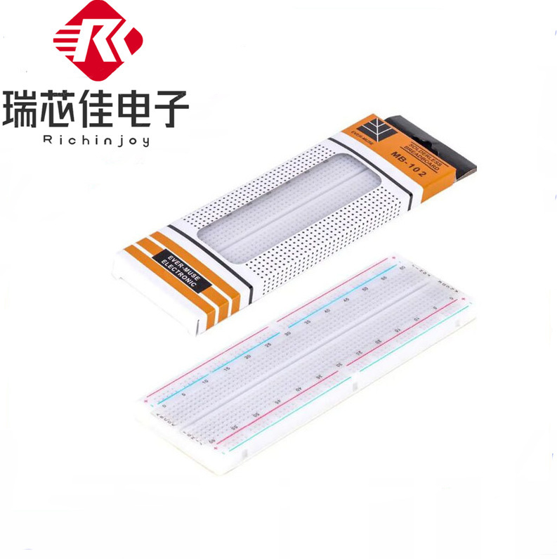 [Factory Direct Sales] Mb-102 Breadboard 830 Hole Test Hole Mb102 Test Board Experimental Board