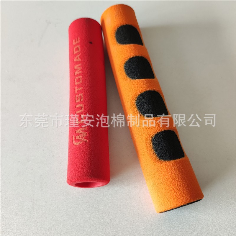 供应 令旗杆海绵手把套减震止滑木杆装饰nbr橡塑护套