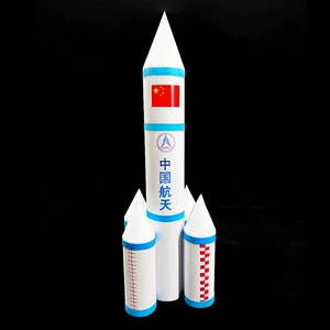Набор для сборки ракеты из бумаги китайская космическая модель