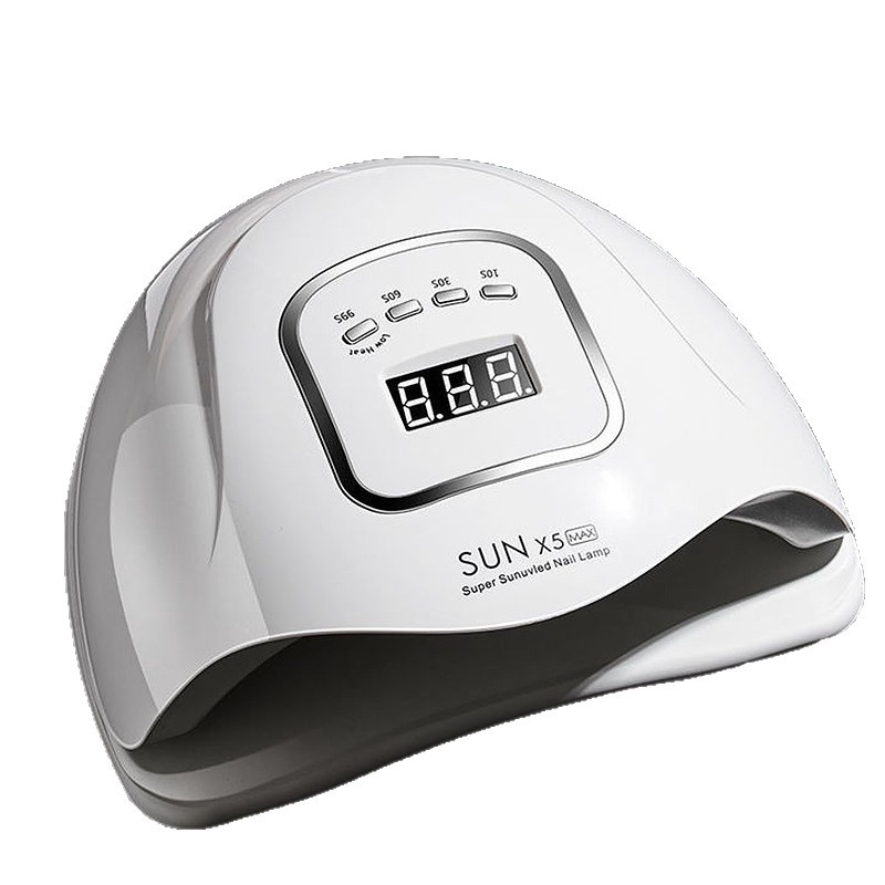 SunX5Max tırnak fototerapi makinesi 120w güç siyahlaşmayan çabuk kuruyan oje tutkal pişirme lambası üreticisi toptan tırnak lambası
