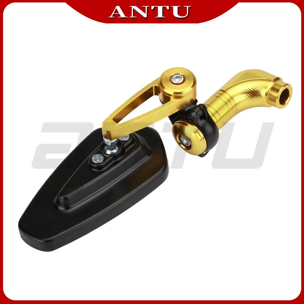 Мотоцикл модифицированный CNC алюминиевый спидозеркал складной алюминиевый сплав зеркало заднего вида самокат универсальный электромобиль