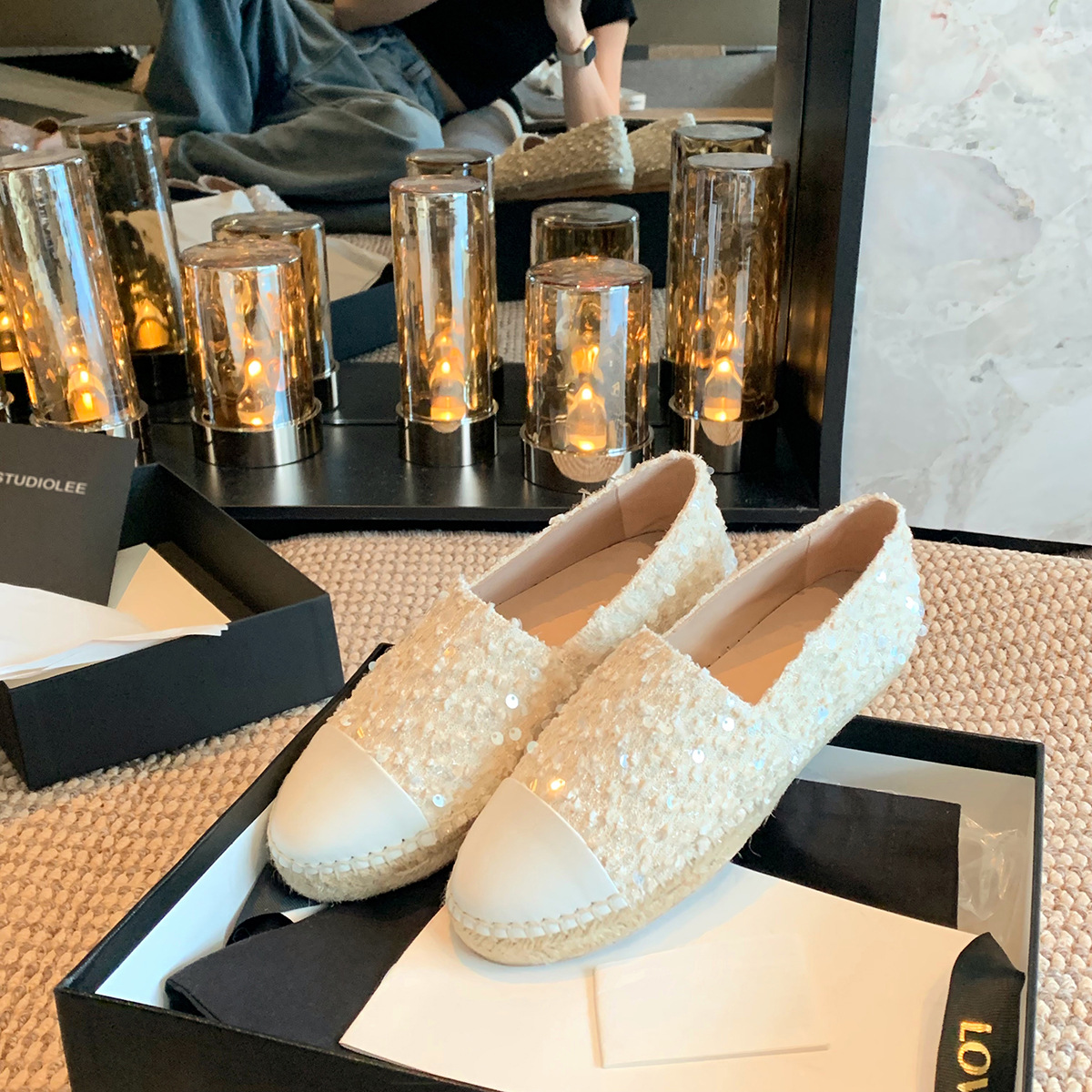 Tabletas flash beige al contado