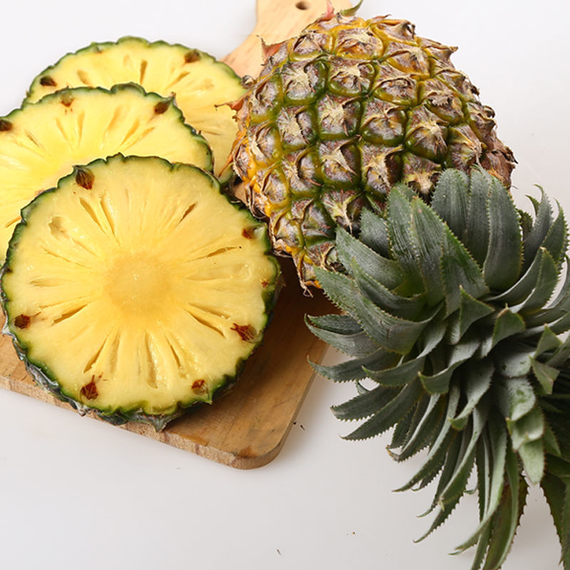 Pineapple Hainan Deliver goods Hainan Diamond Tropical Season fresh fruit Shredded One piece On behalf of Manufactor