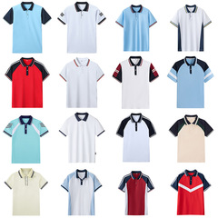 校服中学生夏季短袖T恤POLO衫浅蓝白运动服半袖高中小学班服定制