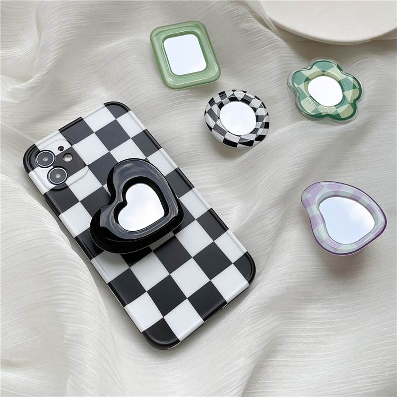 15g Weight Universal Applicable Brands Airbag Bracket Classification Acrylic Material Heart Shape, Flower, Rectangle Pattern Cute Style Heart Shape Flower Rectangle Acrylic Cute Universal Airbag Bracket 9
