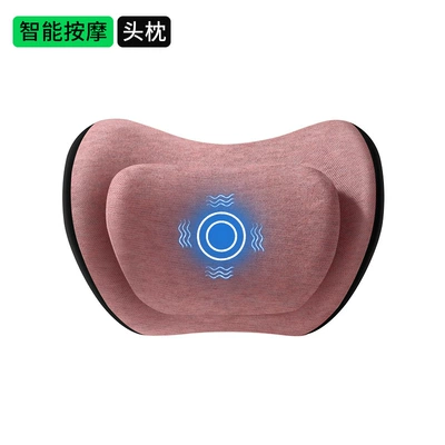 Double-Layer Waist Support Seat Back: Waist support - first-encounter-powder-double-layer-decompression-7a-antibacterial-upgraded-massage-headrest