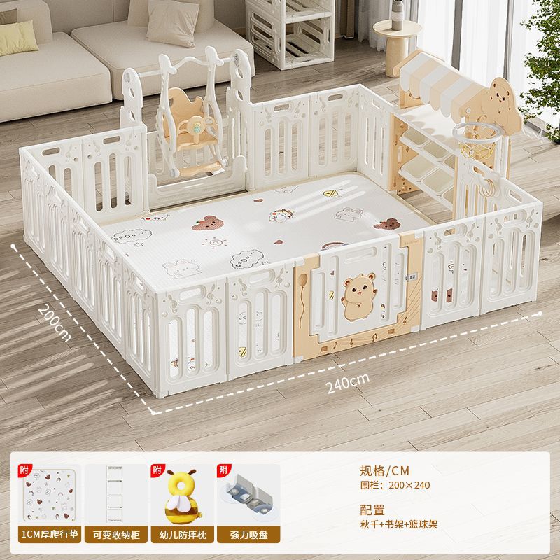 Bear 2X2.4m - Baseball + Columpio + Estante de almacenamiento