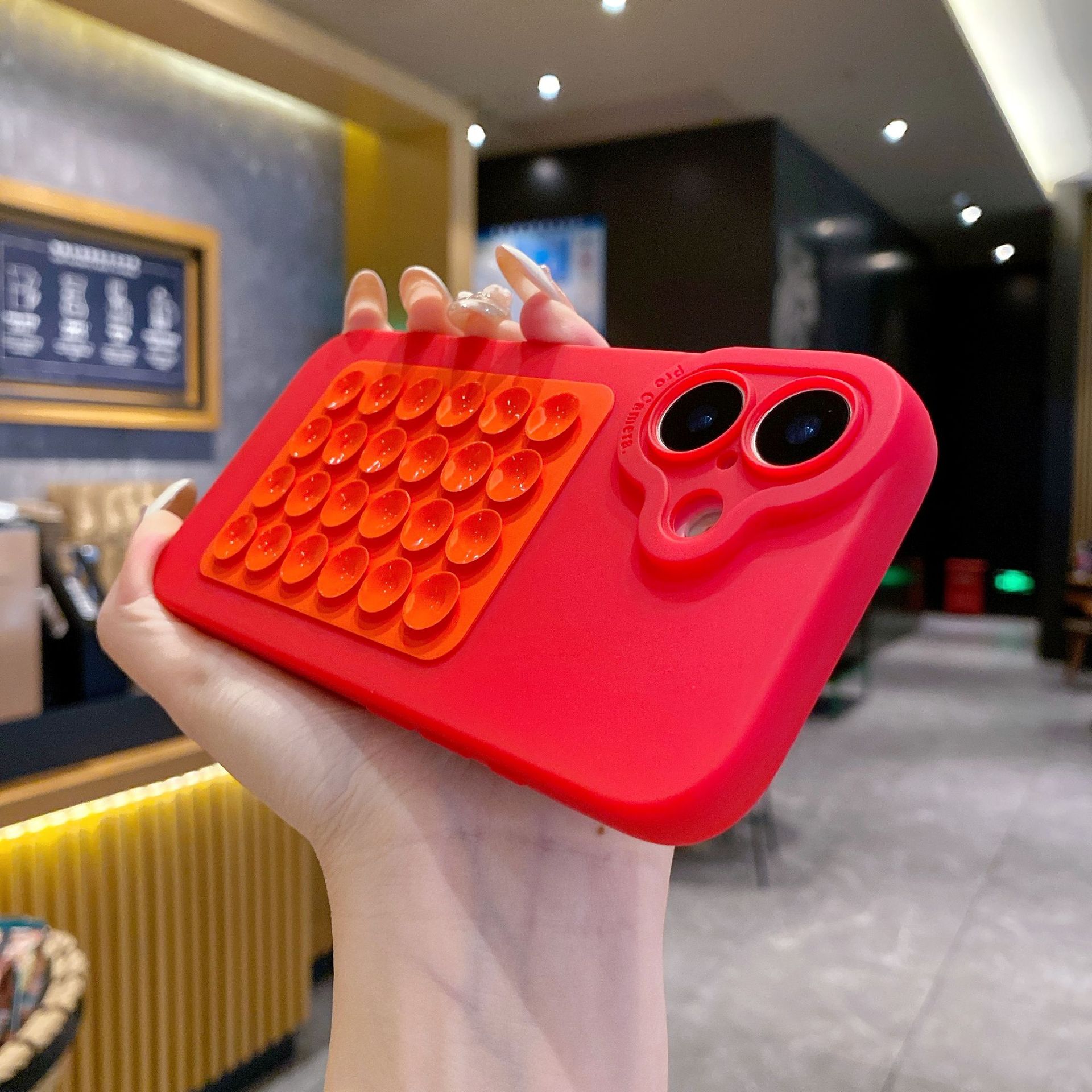 Transparante telefoonhoes met zuignap voor iphone pro modellen_voghion.com