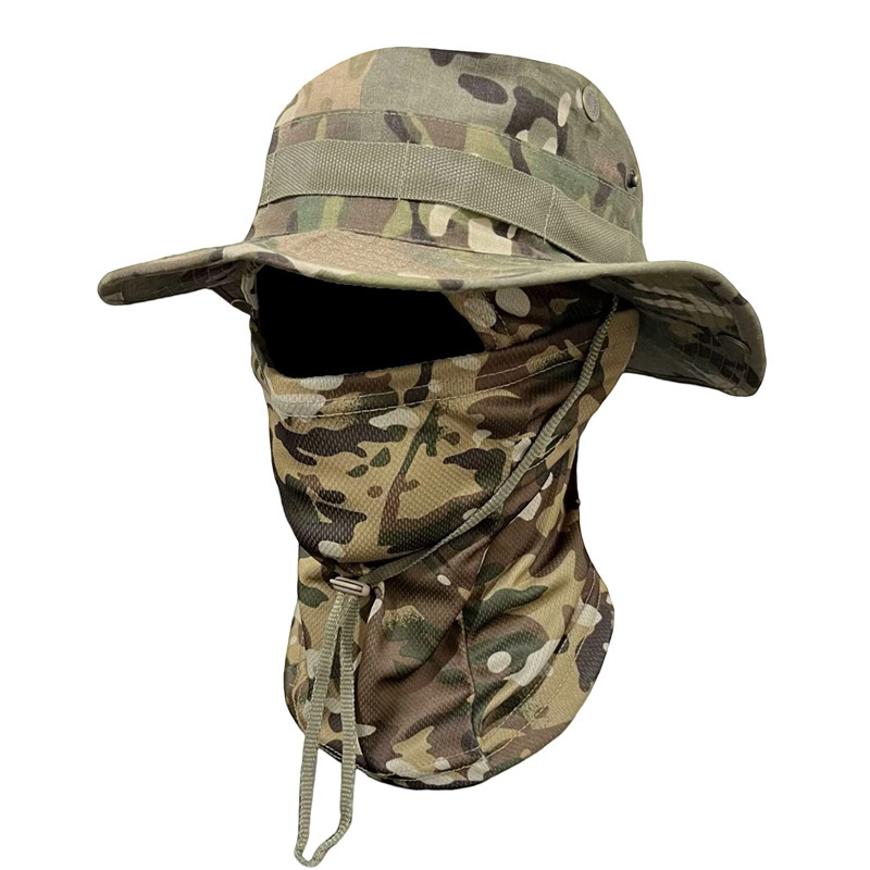 Sombreros de borde redondo, capuchas, juegos de camuflaje, sombreros de benny, sombreros de montañismo al aire libre, sombreros de pescadores a prueba de viento, máscaras de ciclismo image 6