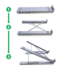 �����ߺ�һUSB-C HUB��չ�]��ɫ���ۯBɢ��֧�ܶ�ӿھW��