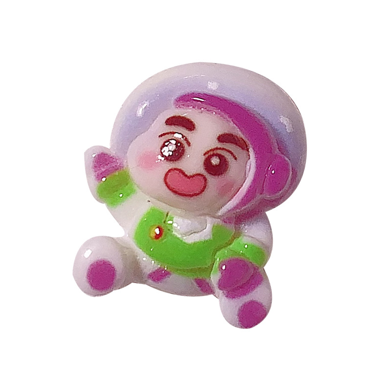 Nuevos dibujos animados pequeños nuevos accesorios de resina diy crema pegamento para el cabello clips para el cabello teléfono móvil agujero zapatos accesorios pegatinas de refrigerador