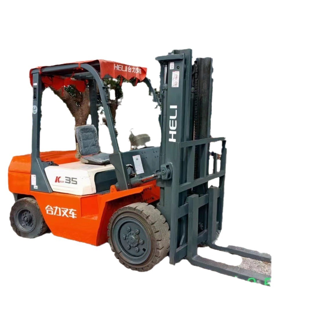 Exportación de carretillas elevadoras: 3 toneladas, 5 toneladas, 7 toneladas, 8 toneladas, 10 toneladas, pintura original de carretillas elevadoras de segunda mano.