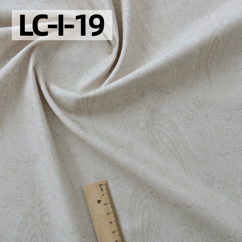 纯棉布料手工diy衣服包包田园碎花印染全棉面料棉布卡其红色花园