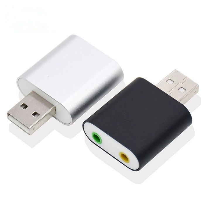Звуковая карта USB из алюминиевого сплава 7,1 без привода аудио конвертер живая игра Plug and Play