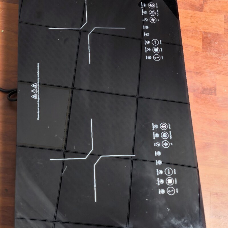 Embedded induction cooktop, electric ceramic cooktop, pure flat double burner, 3500W high power, one induction and one ceramic cooktop, two burners Embedded induction cooktop, electric ceramic cooktop, pure flat double burner, 3500W high power, one induction and one ceramic cooktop, two burners