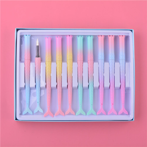 Roche 8959 Great White Shark Pen Student Calligraphy Ink Sac Pen Colorful Shark Refillable Pen Wholesale