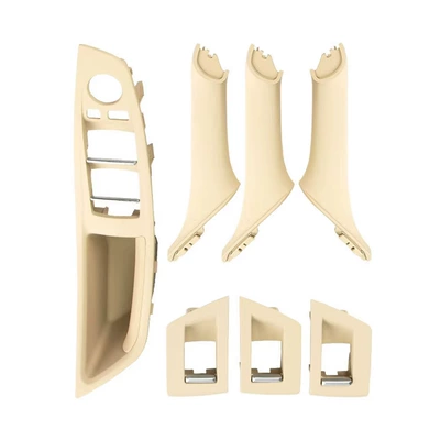 Armrest, handle, handle 5 Series F10 F18 door - beige-7-piece-set