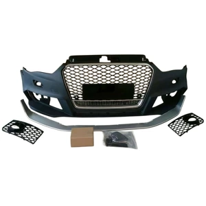 14-16 Audi A3-dən RS3-ə kuzov dəsti, ön bufer, RS barmaqlıq