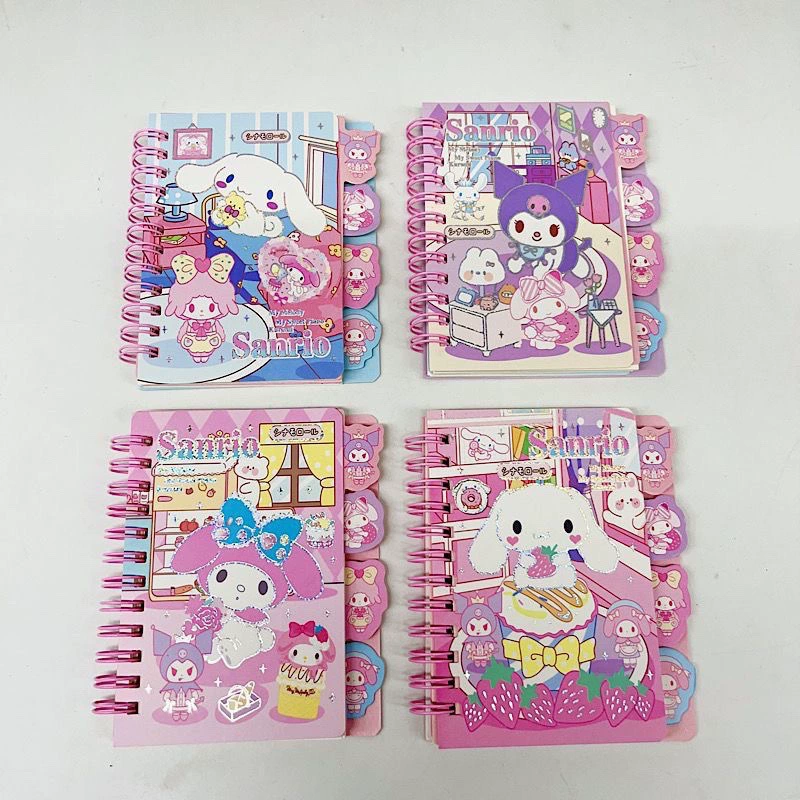 Оранжевый остров Sanrio семейная книга 100K обложка и дополнительные страницы Kurome Melody Cinnamon собака виток книга блокнот с пружиной