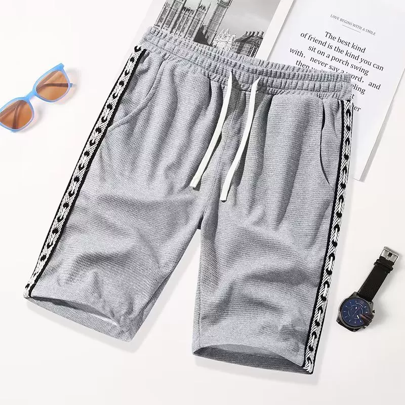 Шорты, тканевые пляжные штаны для отдыха, оверсайз, стиль высокого качества