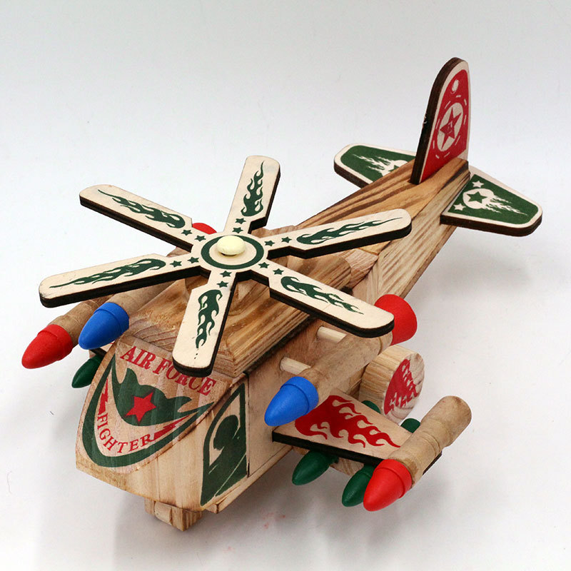 wooden ship model with music