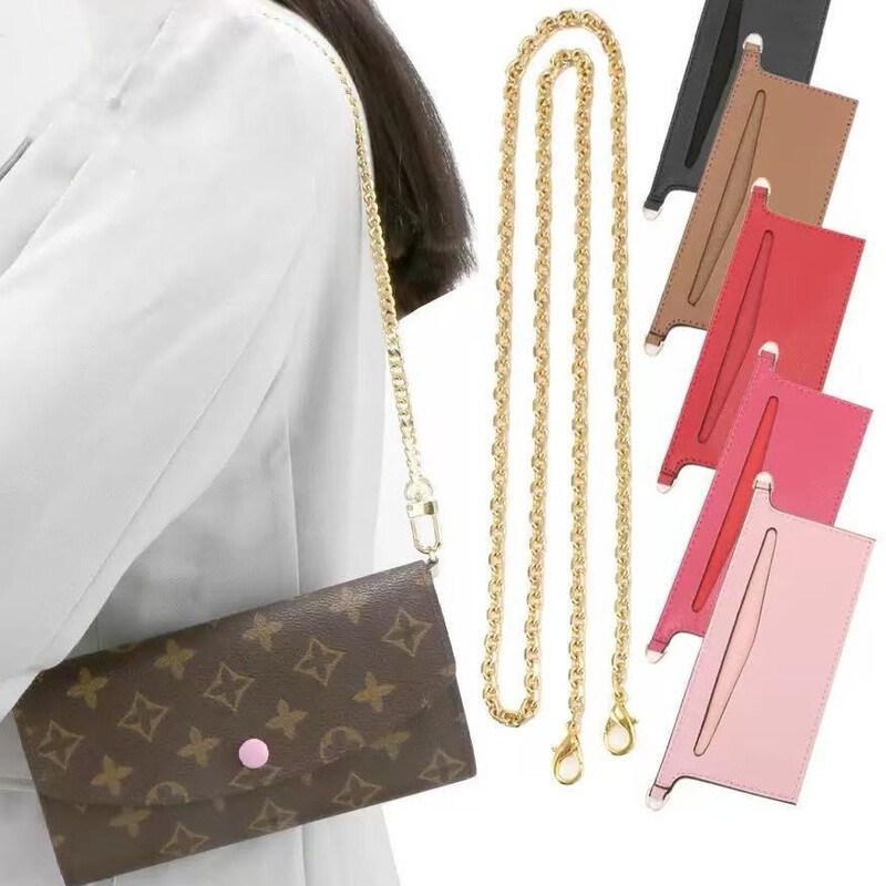 Factory Direct Sales Suitable for Doudou Wallet Modification Chain Accessories Transparent Liner High-End Copper Chain Shoulder Strap Single Purchase Factory Direct Sales Suitable for Doudou Wallet Modification Chain Accessories Transparent Liner High-End Copper Chain Shoulder Strap Single Purchase