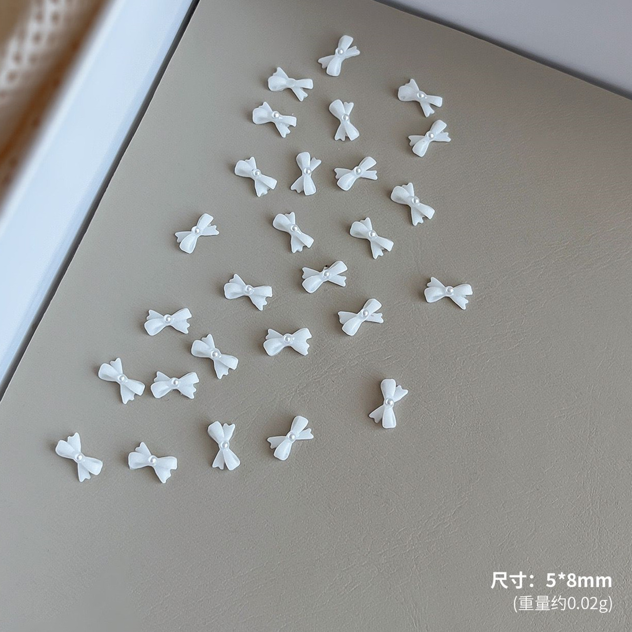 화이트 도트 진주