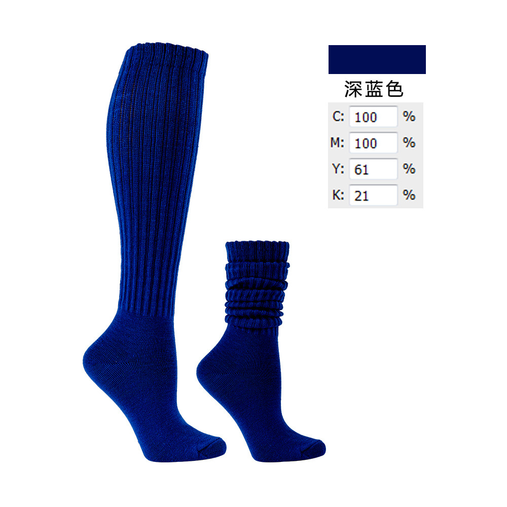 2025d Spring Summer Thin Women Colorful Mid-Calf Trendy Slouch Socks_voghion.com