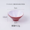 7cm red udon bowl