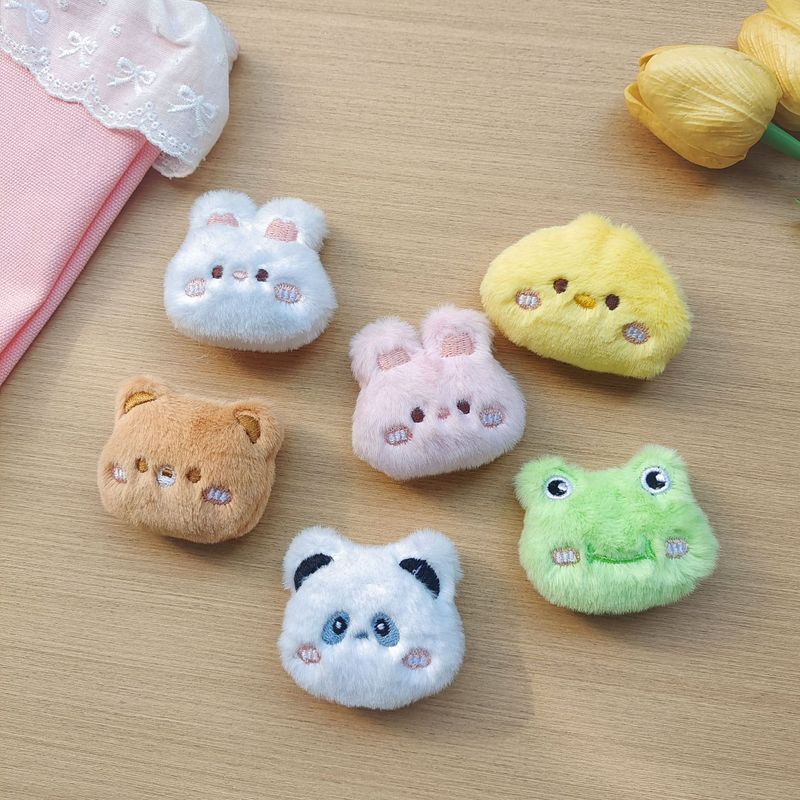 漫画ぬいぐるみ動物ヘッド人形アクセサリーかわいいクマウサギカエル人形装飾ブローチアクセサリー卸売|undefined