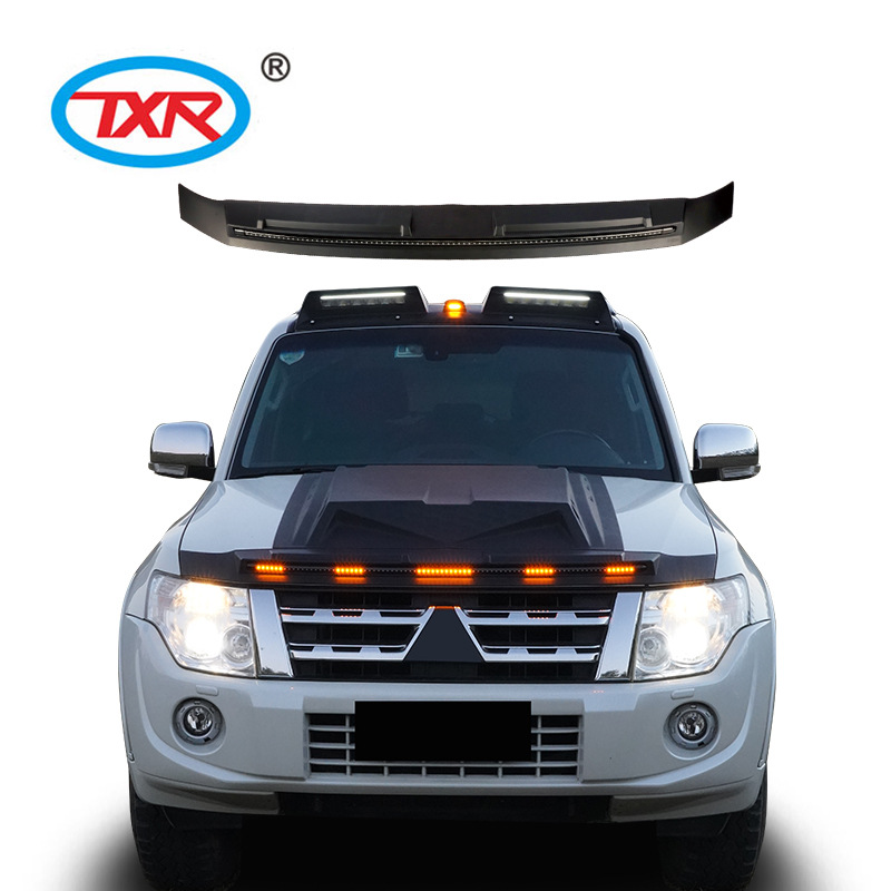 Kit Combinado de Protección Contra Arena y Grava para Mitsubishi, Apto para Mitsubishi Montero Pajero, con Luz de Techo