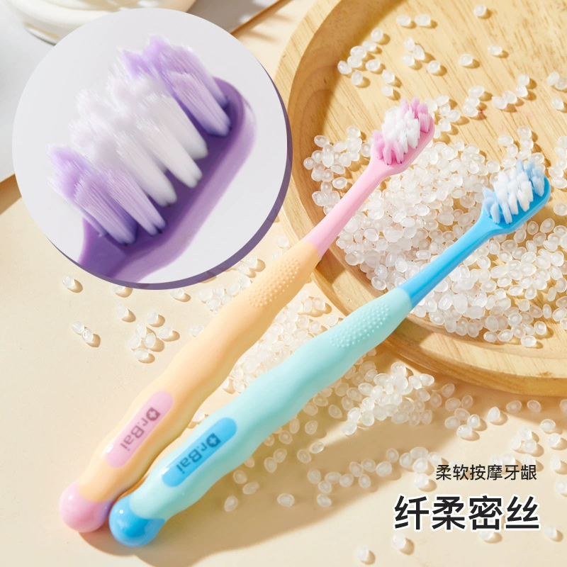 Белая детская зубная щетка доктора Мягкие волосы 2-3-4-5-6-10 лет ребенок Дети студенты зубная щетка костюм зубной пасты оптом