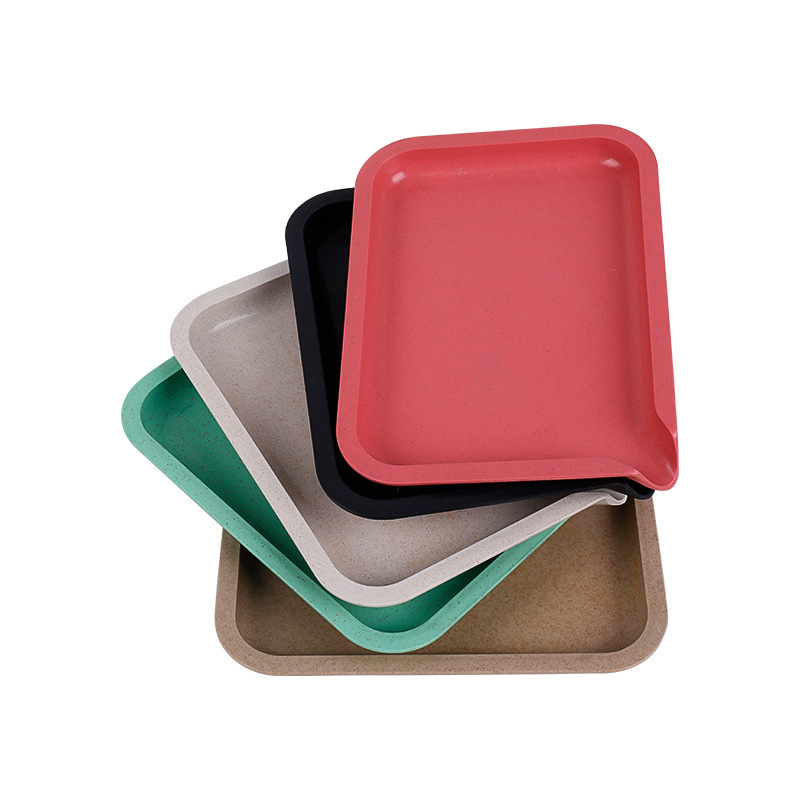 Cross-Border Hot Selling Biodegradable Tray Plastic Cigarette Tray with Funnel Multi-Functional Wake-Up Tray Tray Smoking Set Wholesale