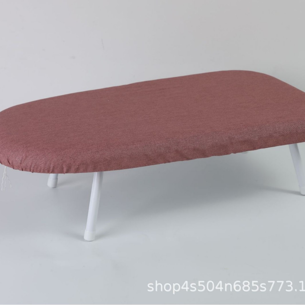 Hogar pequeña tabla de planchar de escritorio dormitorio plegable mini tabla de planchar multifuncional ajustable de alta temperatura portátil