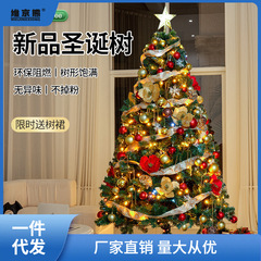 Christmas tree home 1.5-meter Christmas decoration set DIY large piece Christmas decoration ornaments 1.8 ginger tea