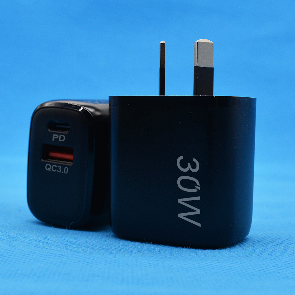 30W 통통한 A+C--검은색 호주 규정