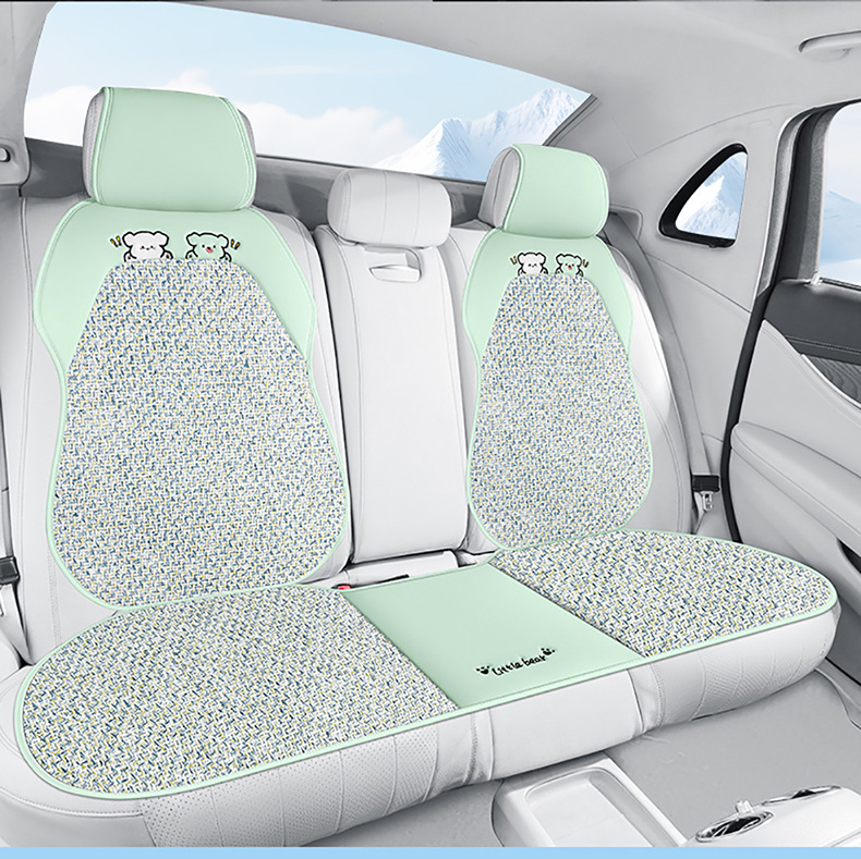 Factory Direct Sales Summer Universal Comfortable Breathable Simple and Stylish Seven-Piece Set Multi-Piece Set Car Seat Covers
