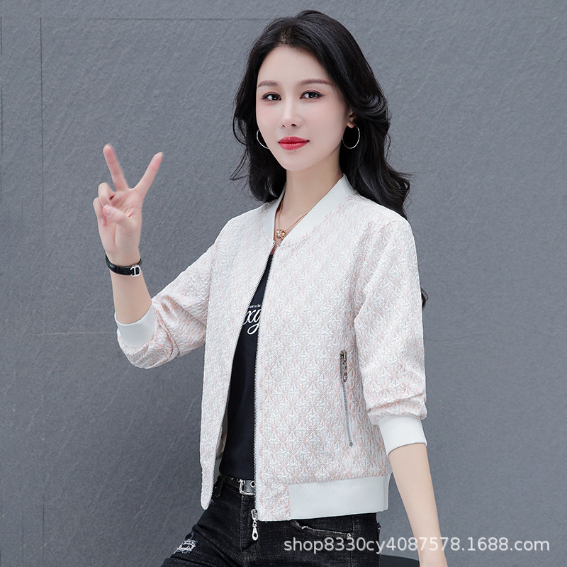 Chanel style coat for women Spring and Autumn 2023 new fashion Western style jacket baseball uniform thin all-matching top