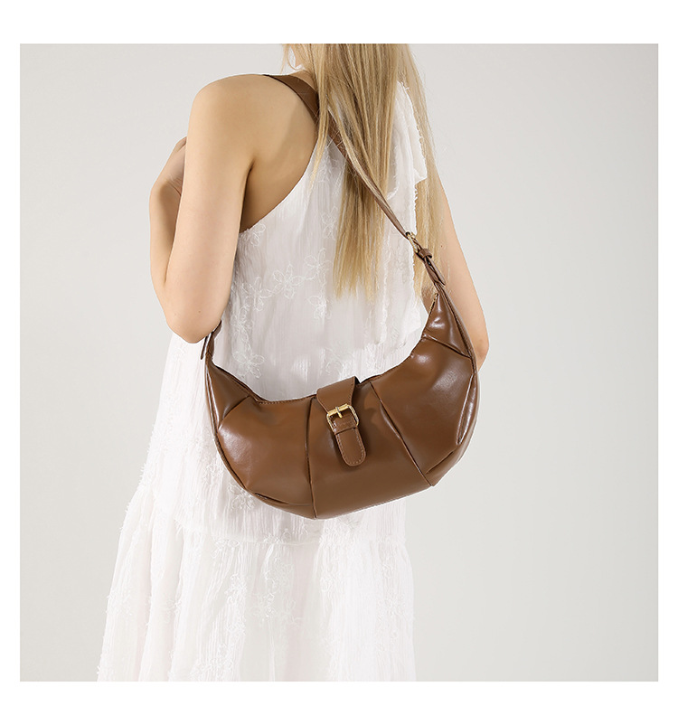 High-end 2024 autumn/winter new underarm bag, handbag, large-capacity commuting single-shoulder crossbody bag, dumpling bag undefined