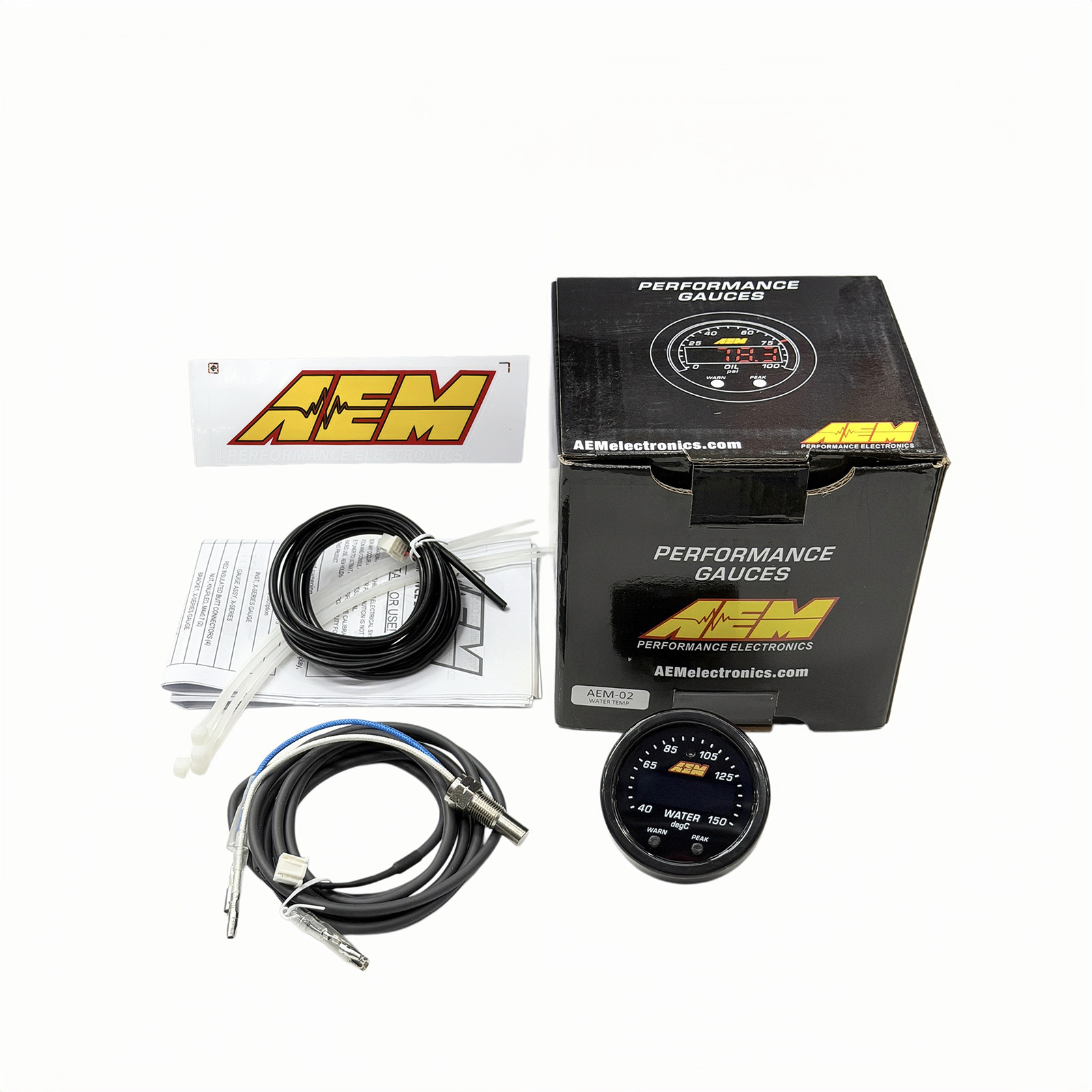 Car Modification Turbo Gauge 52mm Second Generation Aem Air-Fuel Ratio Gauge with Oxygen Sensor Set Lsu4.9