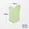 Round jujube green toothed wooden comb