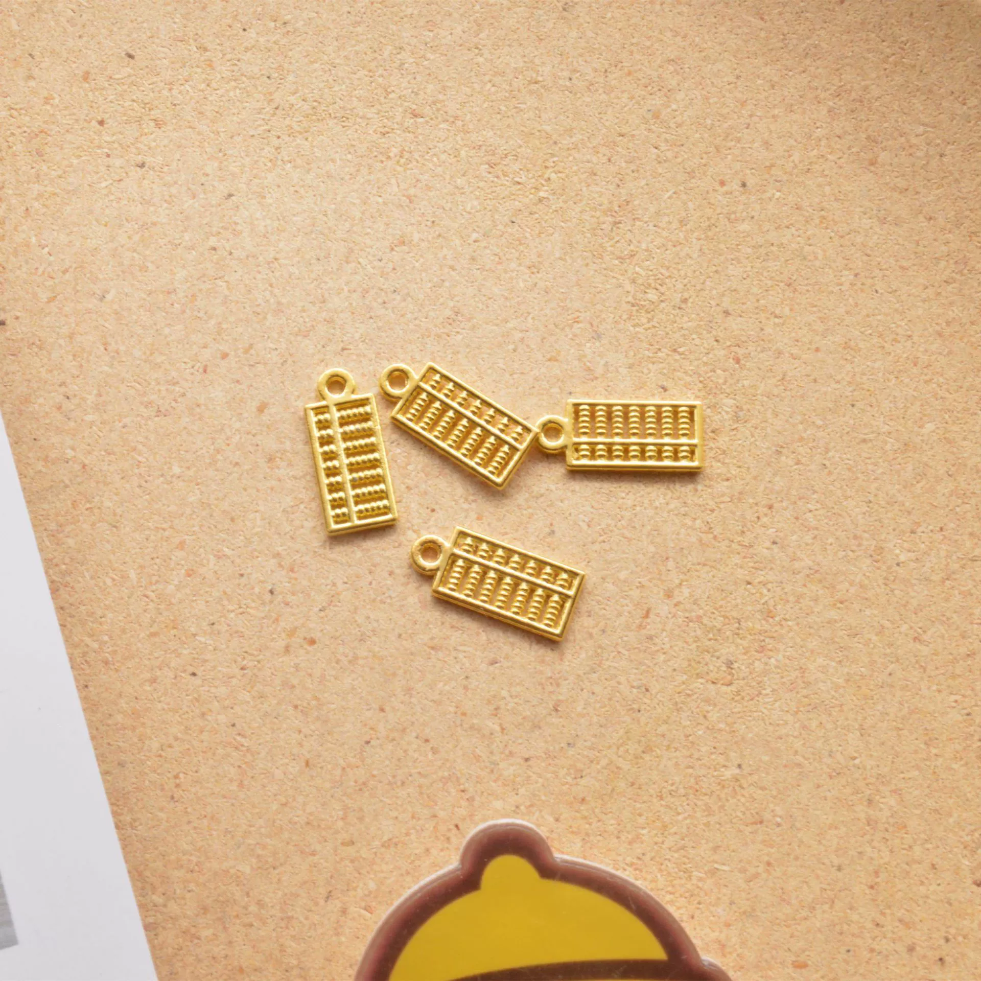 Мини-труба-1,5 см золотая абака украшение храмовых принадлежностей сплава небольшая фоторамка абака декоративная обложка