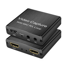 USB高清游戲采集卡4K HDMI視頻錄制器OBS/Switch會議手機直播盒