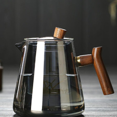 ガラスティーポットティーメーカーホームセットカンフーティー増粘高温耐性ティーセット茶水分離 2024 新しいスタイル