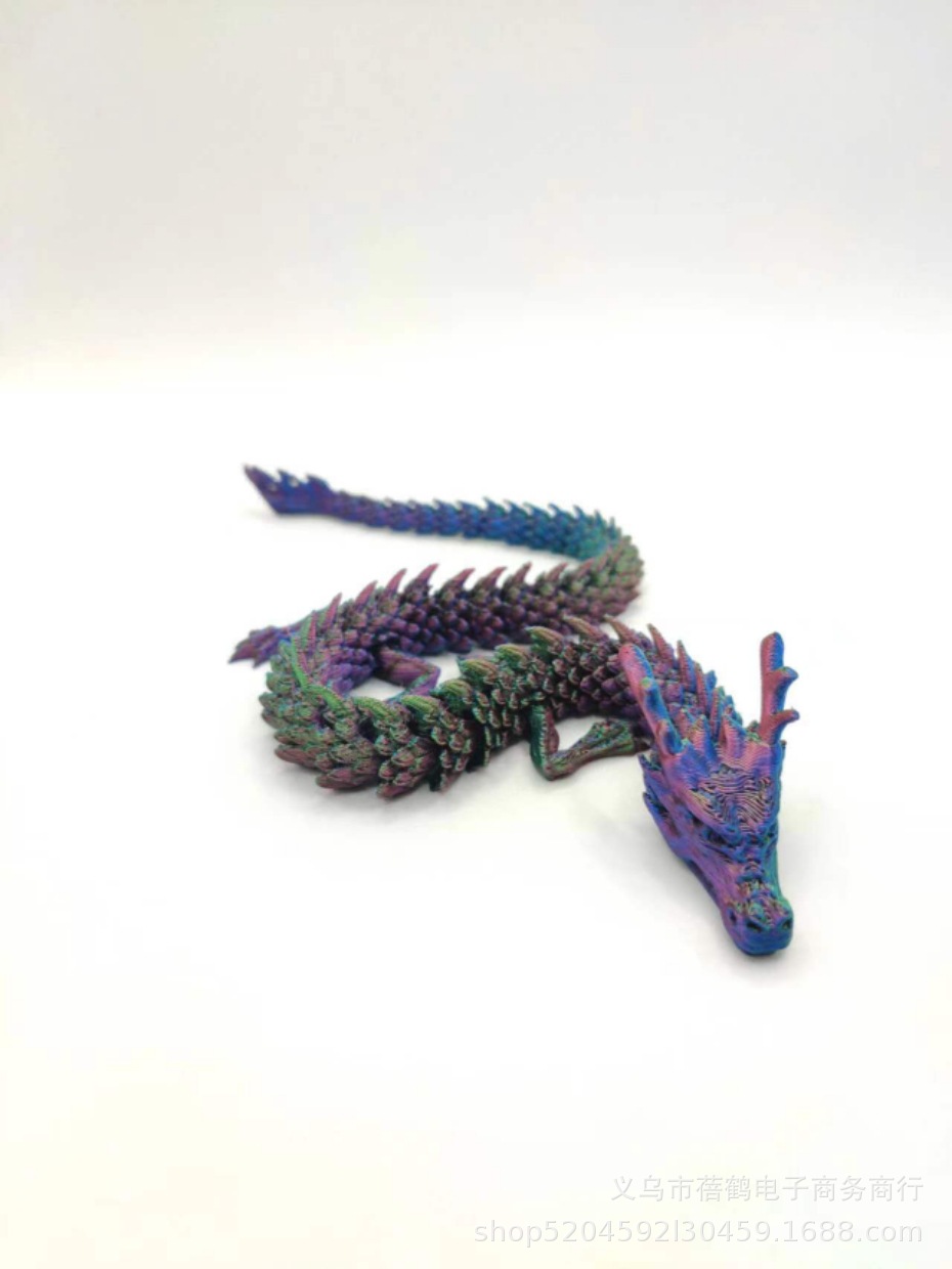 Tanque de peces paisaje decoración 3D impresión conjunta dragón chino decoración creativa conjunto dragón huevo Halloween Navidad